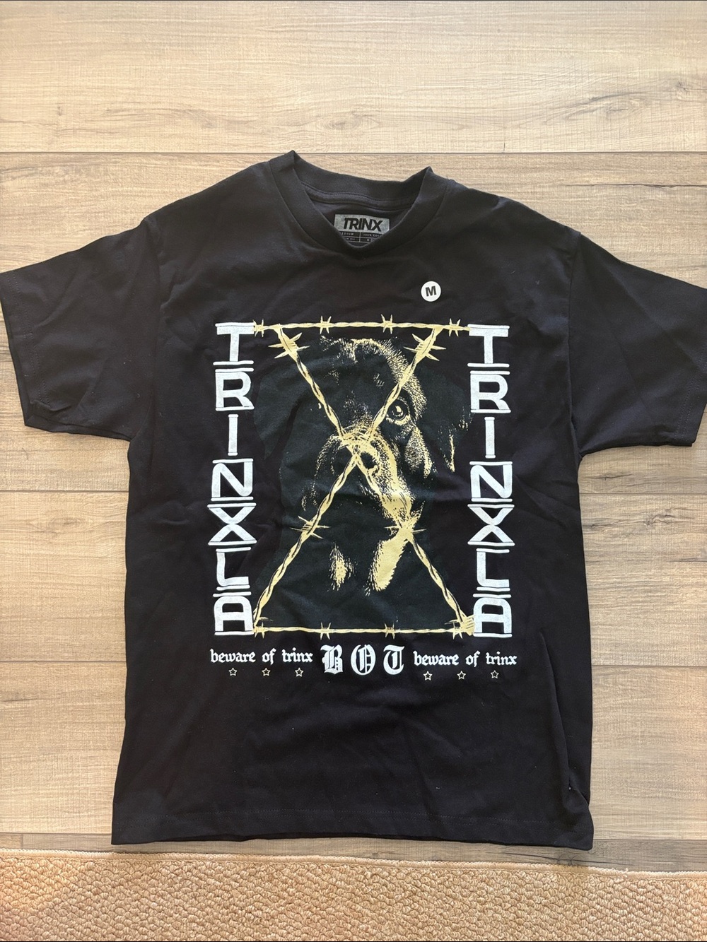 Trinx LA Black Beware of Trinx Dog Graphic T Limited Edition